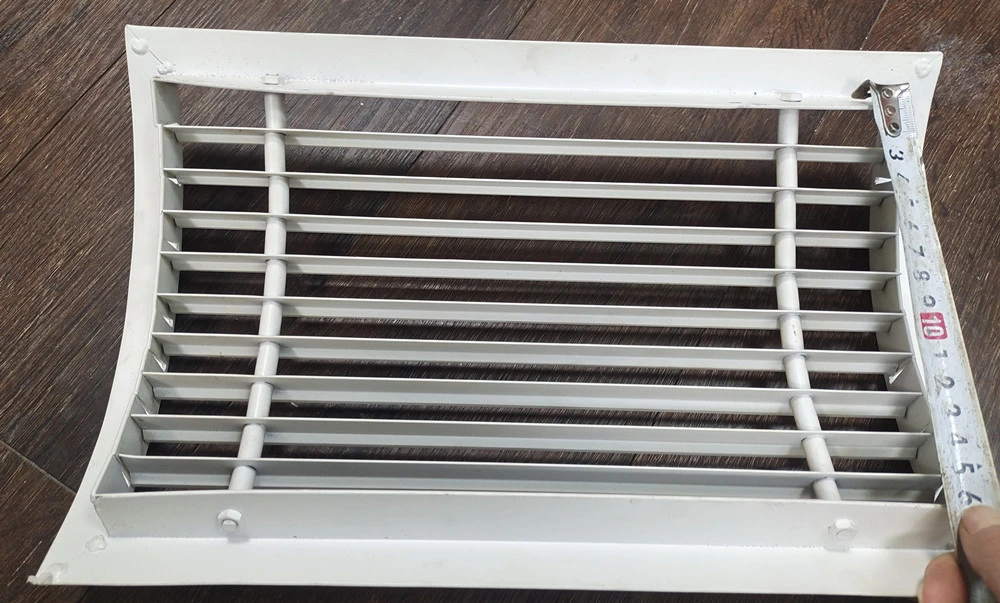 HVAC Aluminum Ceiling Supply Air Grille Conditioning Wave AC Ceiling Air Louver